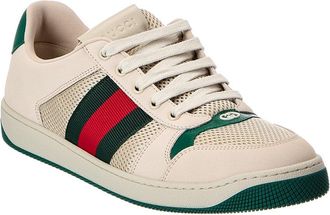 Gucci Leather & Mesh Sneaker