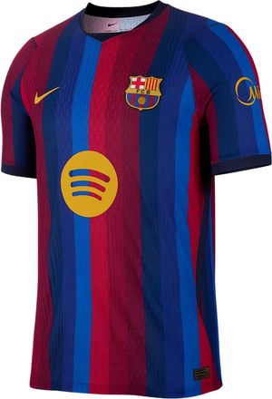 Nike x F.C. Barcelona 2026/27 Match Home Aero-FIT Authentic T-Shirt Deep Garnet Blue Void Mineral Yellow II2709-683
