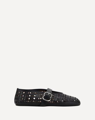 Alaia Leather Ballerinas Female 41