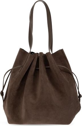 Yuzefi Scallop Tote - Dames - Shoppers - Bruin - ONE Size - Leer - Tassen