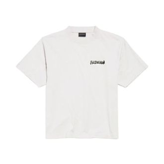 Balenciaga Dames, Tops, Wit, Maat: XS Katoen