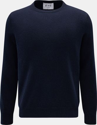 FTC Men - Cashmere crew neck jumper navy