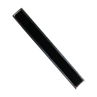 Dolce & Gabbana Cufflinks & Tie Clips, male, Black, Size: ONE SIZE Tone Brass Logo Tie Clip Bar