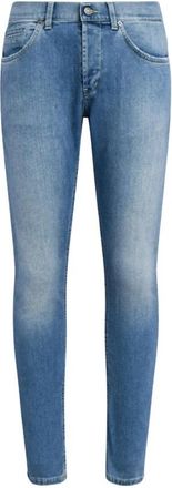 Dondup George Skinny-fit Jeans - Heren - Slim Fit Jeans - Blauw - W36 - Katoen - Jeans