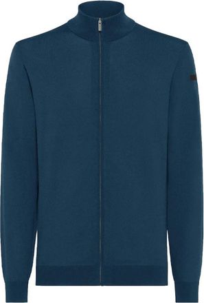 Roberto Ricci Design Sweatshirts & Hoodies - Heren - Vesten met rits - Blauw - L - Hoodies & sweatvesten