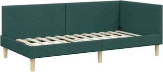 vidaXL Estructura De Cama En Esquina Verde Oscuro 90 Cm X 190 Cm Vidaxl