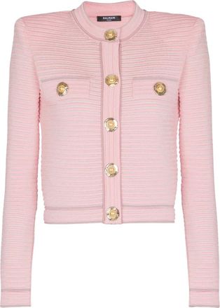 Balmain Cardigan crop - Rosa