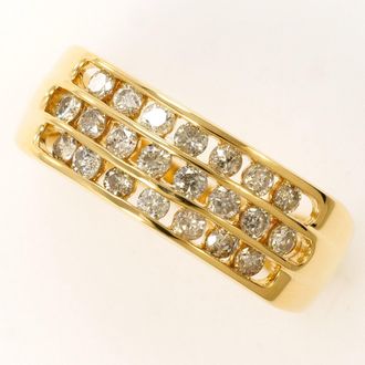 C&A Yellow Gold Yellow Gold (18K) Band Ring (Pre-Owned)