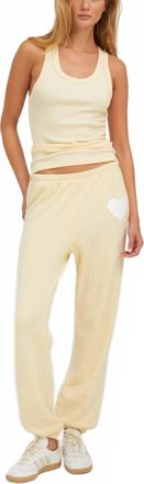 SPRWMN Heart Sweatpants In Butter
