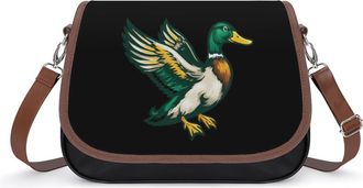 Generic Mallard Duck Fashion Womens Crossbody Bags Novelty Handbag Shoulder Bag Purse