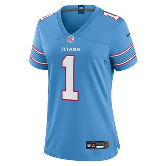 Nike Cameron Ward Tennessee Titans Nike Womens NFL Game Jersey in Blue | 67NW0IUT9VF-Q3T
