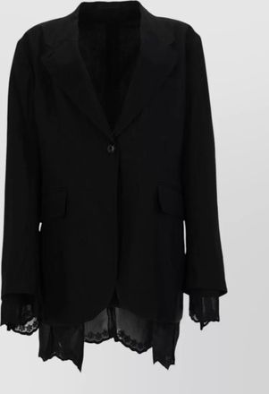 Our Legacy linen reversible single-breasted blazer