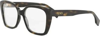 Fendi Glasses, female, Brown, Size: 54 MM Fe50127I 052 Optical Frame