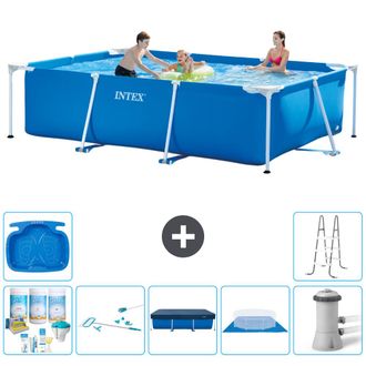 Intex Piscina Con Estructura Rectangular - 300x200x75 Cm - 7-piezas S20050