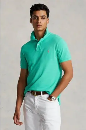 Polo Ralph Lauren slim polo groen