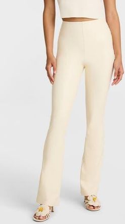 Commando Faux Leather Flare Leggings in Iry-Ivory at Nordstrom Rack, Size Medium