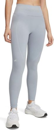 Under Armour Womens Vanish Elite Seamless Leggings Blue/White 10