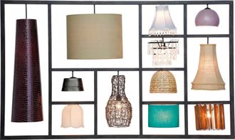 Kare Design L&aacute;mpara de pared 12 pantallas 110x185