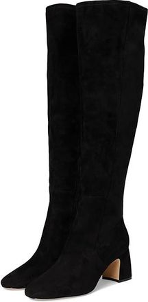 Cole Haan Georgette Over The Knee Boots Womens Boots Black Suede : 10.5 B - Medium, Leather