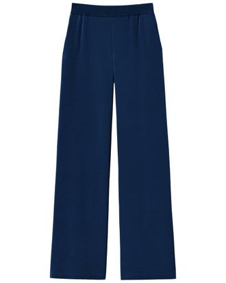 Lafayette 148 New York Riverside Silk-Blend Wide Leg Plus Pant
