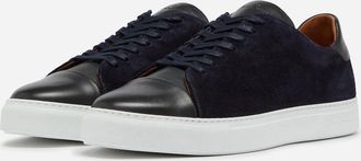 Oliver Sweeney Mens Oliver Sweeney Capelo Calf Suede Mens Cupsole Trainers - Navy - Size: 11