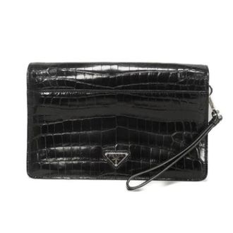 Prada Pre-owned Borsa Coccodrillo Coccodrillo - - Pre-owned - Donna - Nero - ONE SIZE