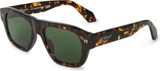 Off-white Mens Accessories Off White Providence Sun Sunglasses in Havana Green - Multicolour - One Size