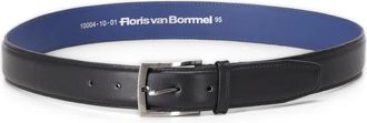 Van Bommel Stijlvolle leren riem - Heren - Riemen - Zwart - 105 CM - Leer - Accessoires