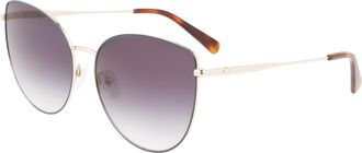 Longchamp Purple Gradient Cat Eye Ladies Sunglasses LO158S 713 60
