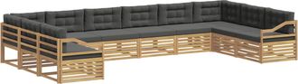 vidaXL Set Divani 10 Pz Vidaxl