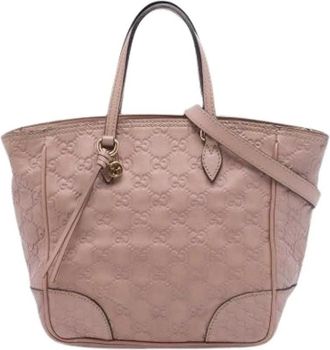 Gucci Pre-owned Bree Handtas - Dames - Vintage Handtas - Roze - ONE Size - Leer - Vintage