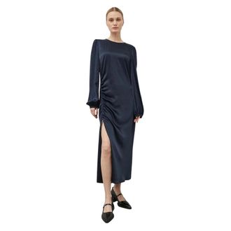 Sams&oslash;e & Sams&oslash;e Saelvira Jurk - Dames - Feestkleedjes - Blauw - S - Kleedjes