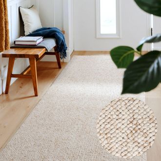 ELLE Decoration Teppich »Rocco« rechteckig 10 mm Höhe Läufer, waschbar, Wohnzimmer, Esszimmer, Woll-Optik