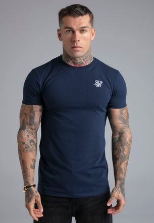 Siksilk Mens Navy Essentials T-Shirt XXL