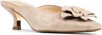 Donald J Pliner Kalinna Square Toe Mule in Platino at Nordstrom, Size 7.5