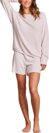Barefoot Dreams 2Pc Boatneck Pullover & Short Set