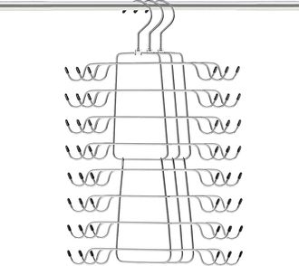 OEM Cintre Gain De Place - Cintre Multicouche En Metal - Para Bufandas Corbatas Y Calz&oacute;n - Lote De 3