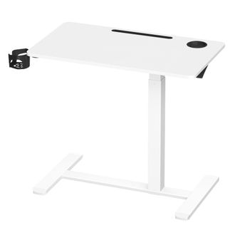 Vasagle Escritorio con ruedas altura ajustable tablero 80x45 cm color blanco