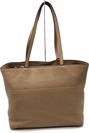 Prada Beige Leather Tote Bag (Pre-Owned)