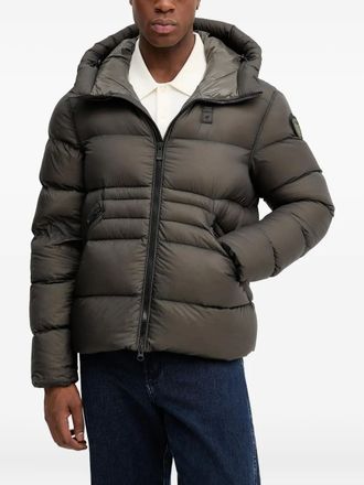 Blauer hooded jacket - men - Polyamide/Polyester/Duck Down/Feather - M - Green