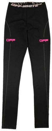 Off-white Womens Signature Leggings In Black