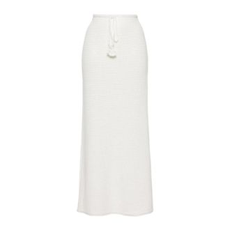 Self Portrait Mujer, Faldas, Blanco, Talla: M