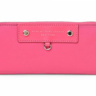 Marc Jacobs Marc By Marc Jacobs Pink Nylon Long Wallet (Bi-Fold) (Pre-Owned)