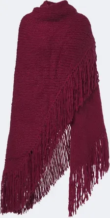 Gabriela Hearst Lauren fringed knitted cashmere shawl