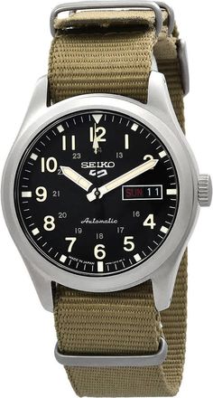 Seiko 5 Sports Automatic Black Dial Mens Watch SRPG35
