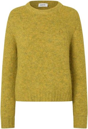 Modstr&ouml;m Dictemd O-Neck - Dames - Truien - Geel - Maat: M Wol