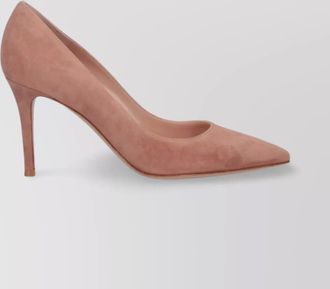 Gianvito Rossi pointed toe suede stiletto heel pumps