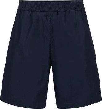 Iceberg Cotton Poplin Bermuda Shorts - Heren - Korte Broeken - Blauw - M - Katoen - Korte Broeken