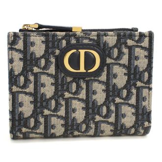 Dior Navy Wallet (Bi-Fold) (Pre-Owned)