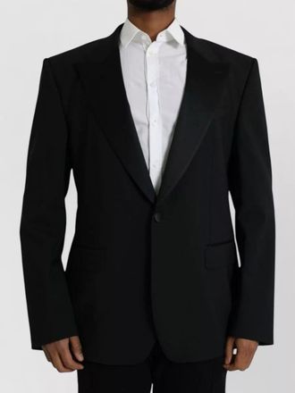 Dolce & Gabbana silk blend single breasted suit jacket